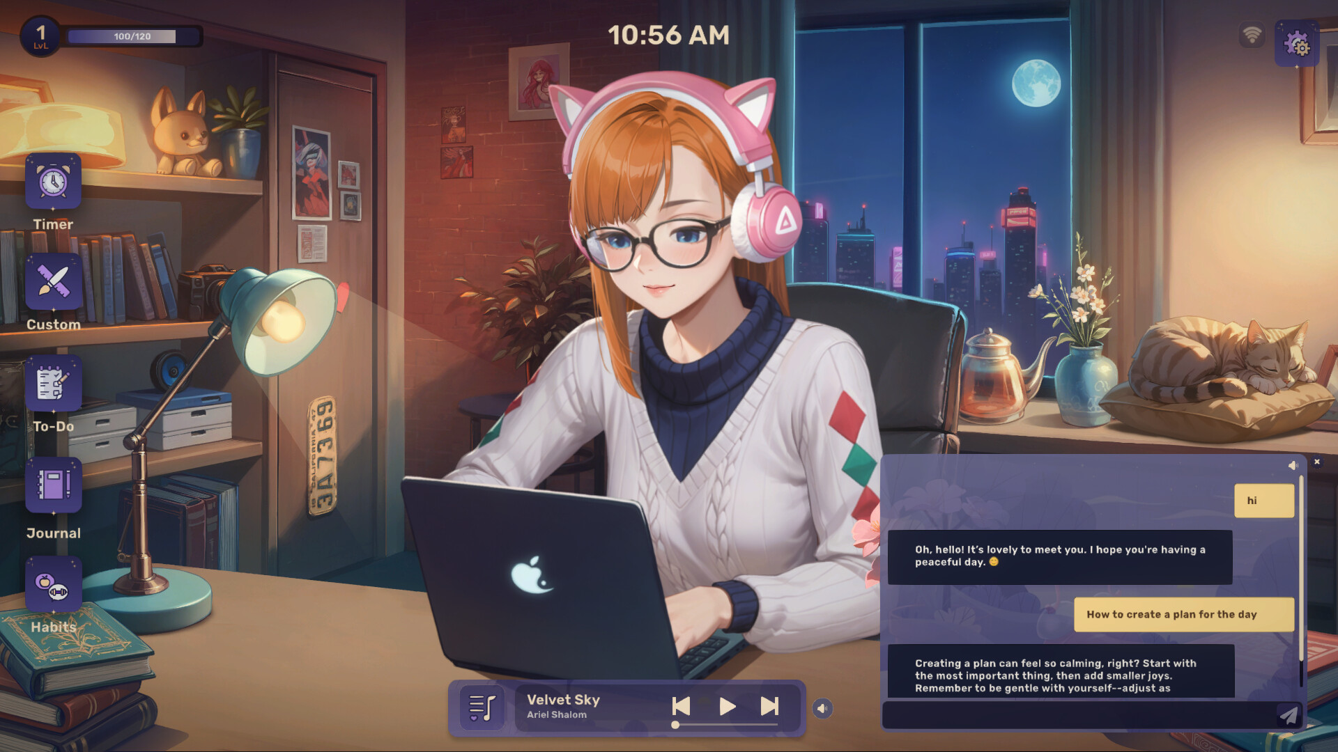《Lo-Fi女孩：AI助手/Lo-Fi Girl: AI Assistant》PC中文版下载-含Build.19957237_1