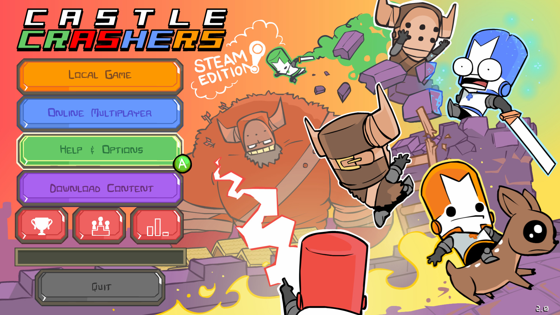 《城堡破坏者/Castle Crashers》PC中文版下载-含v3.0联机版_1