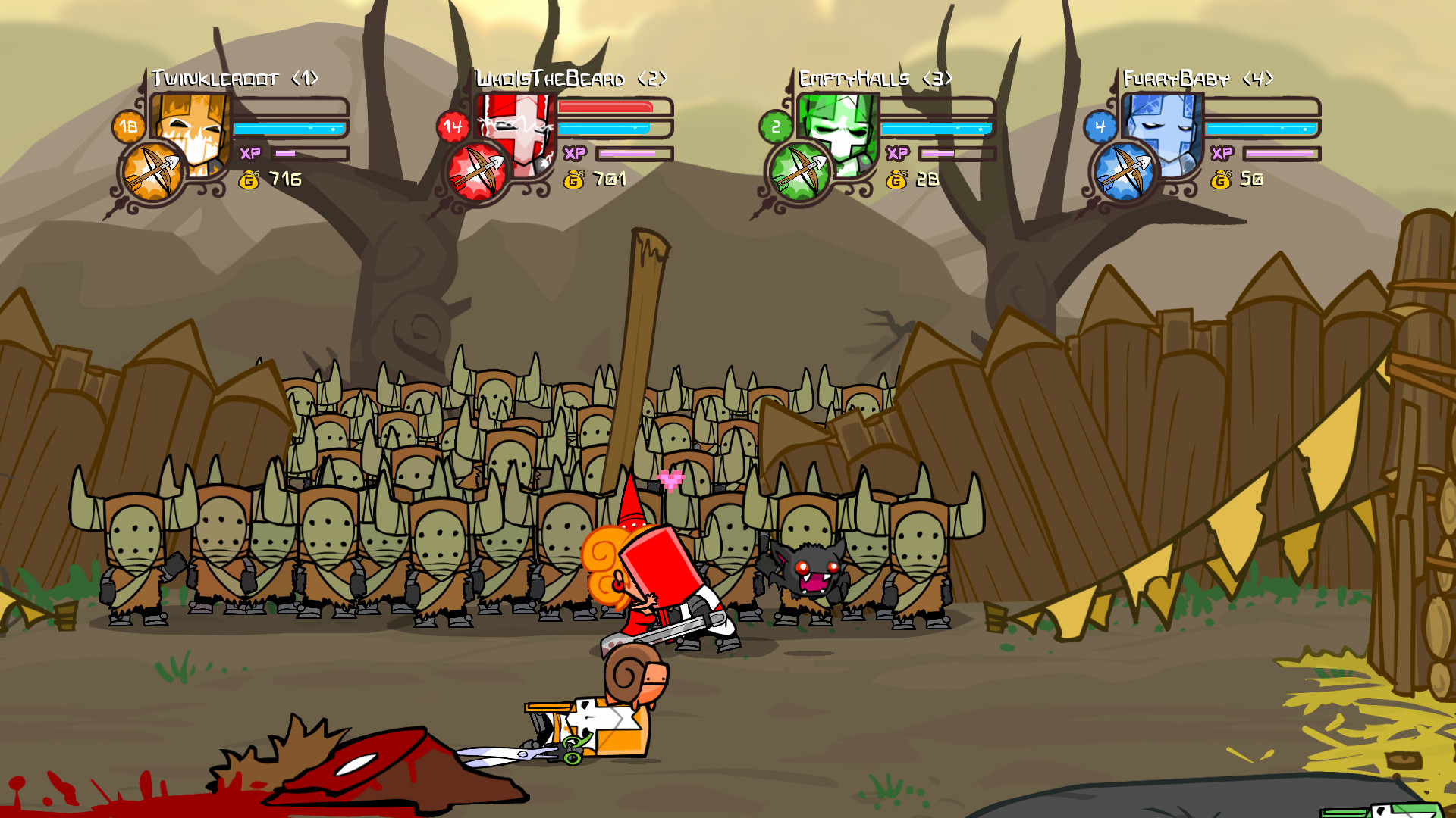 《城堡破坏者/Castle Crashers》PC中文版下载-含v3.0联机版_0