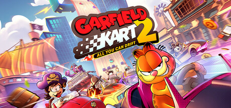 《加菲猫卡丁车2漂移无极限 Garfield Kart 2》 switch美版中文+1.0.1补丁_0