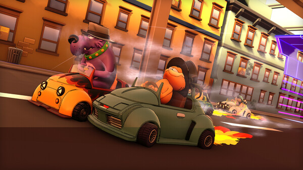 《加菲猫卡丁车2漂移无极限 Garfield Kart 2》 switch美版中文+1.0.1补丁_1
