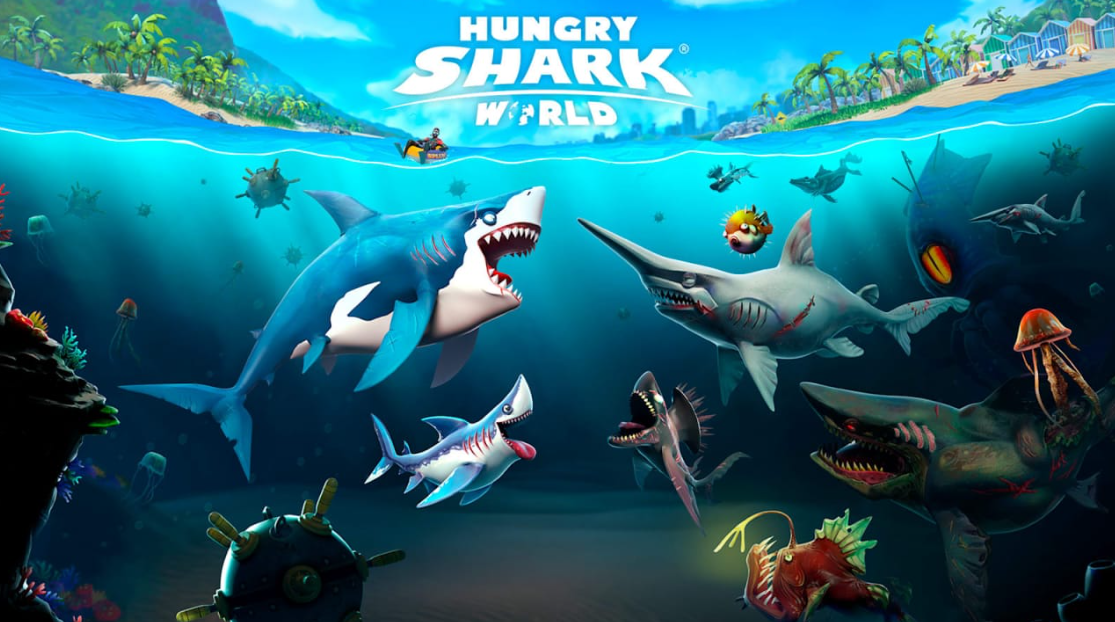 《饥饿鲨世界 Hungry Shark World》Switch NSP下载_0
