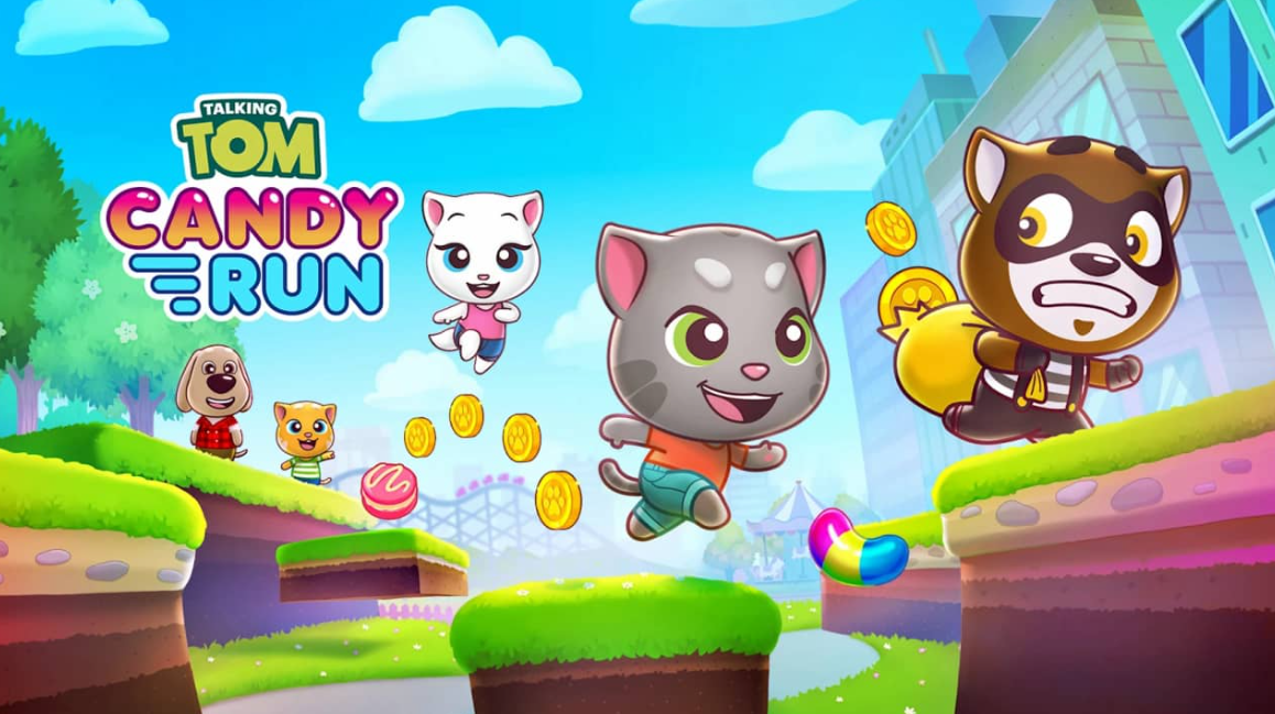 《汤姆猫糖果跑酷 Talking Tom Candy Run》Switch中文版NSZ下载_0