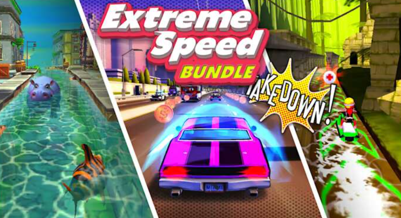 《Extreme Speed Bundle: Go! Fish Go! Adrenaline Rush, Jet Ski Rush》Switch NSP下载_0