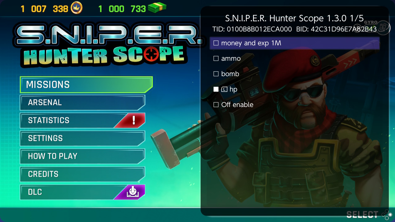 《神枪手 猎人范围 S.N.I.P.E.R. Hunter Scope》Switch金手指下载 – 含1.3.0_0