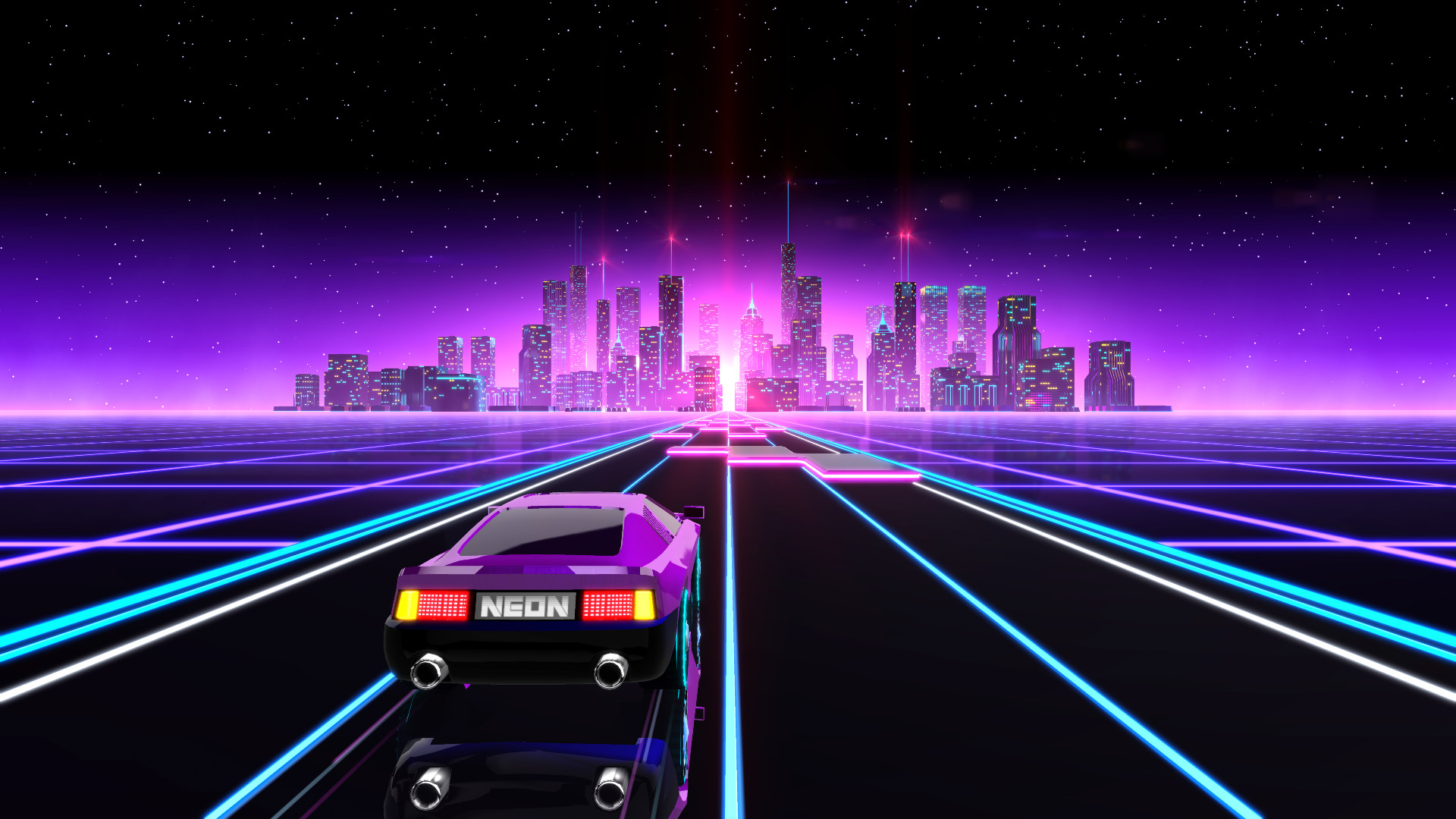 《霓虹飞车/Neon Drive》PC中文版下载-含Build.19615950_0