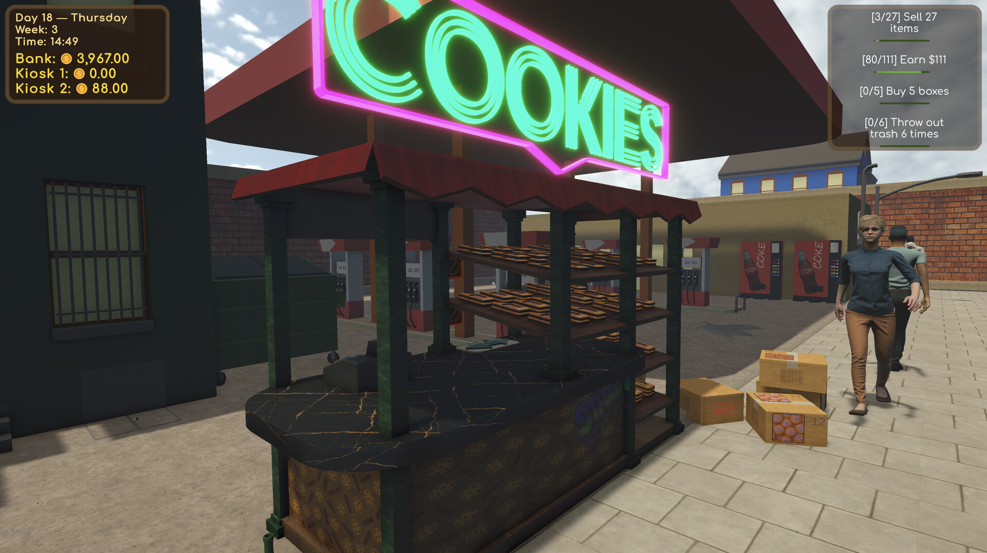 《巧克力摊位模拟器/Choco Kiosk Simulator》PC中文版下载-含Build.20368851_1