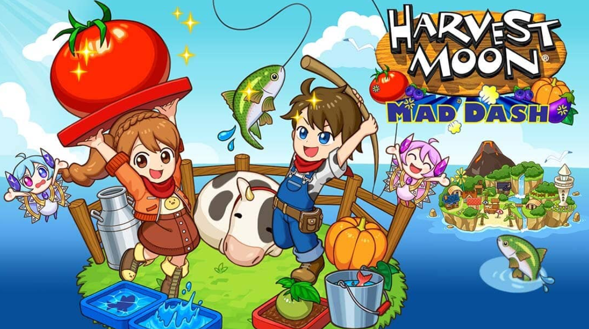 《牧场物语：疯狂冲刺 Harvest Moon: Mad Dash》Switch中文版NSP下载_0