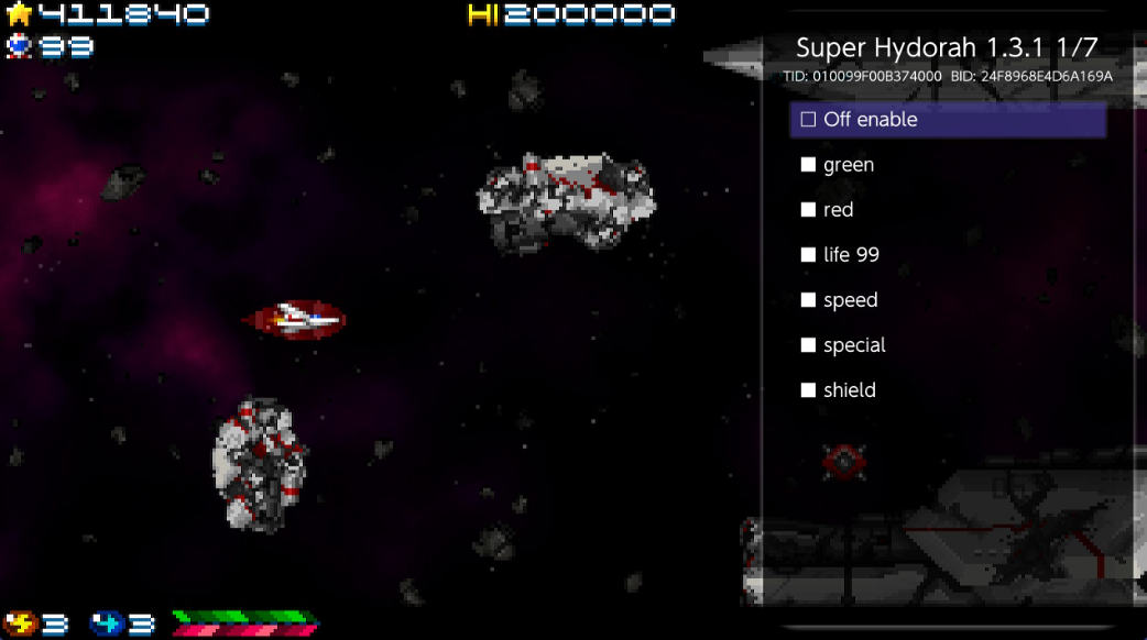 《超级海多拉 Super Hydorah》Switch中文金手指下载 – 含1.3.1_0