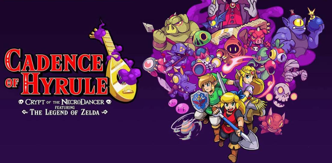 《节奏海拉鲁 Cadence of Hyrule: Crypt of the NecroDancer Featuring The Legend of Zelda》Switch中文版NSP下载 – 含1.5.0补丁+4DLC+金手指_0