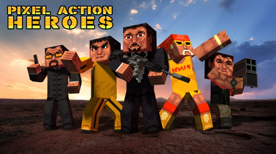 《方块世界：像素动作英雄 Pixel Action Heroes》Switch英文版NSZ下载_0