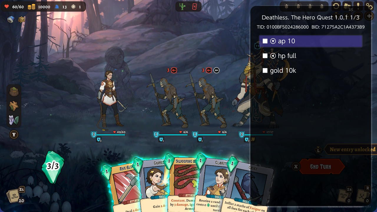 《不死：英雄任务 Deathless：The Hero Quest》Switch金手指下载 – 含1.0.1_0
