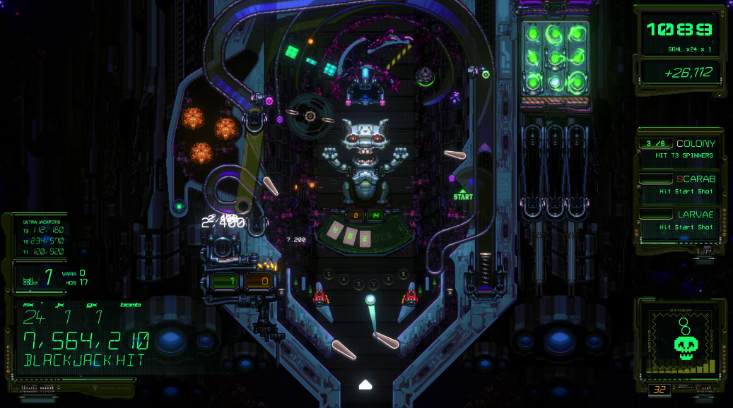 《异种弹珠台 XENOTILT HOSTILE PINBALL》Switch金手指下载 – 含V1.56_0