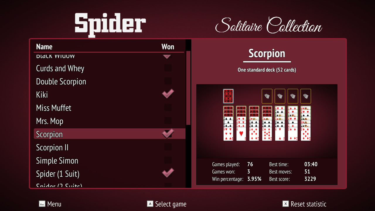 《蜘蛛纸牌合集 Spider Solitaire Collection》Switch英文版NSP下载 – 含1.2.1补丁_2