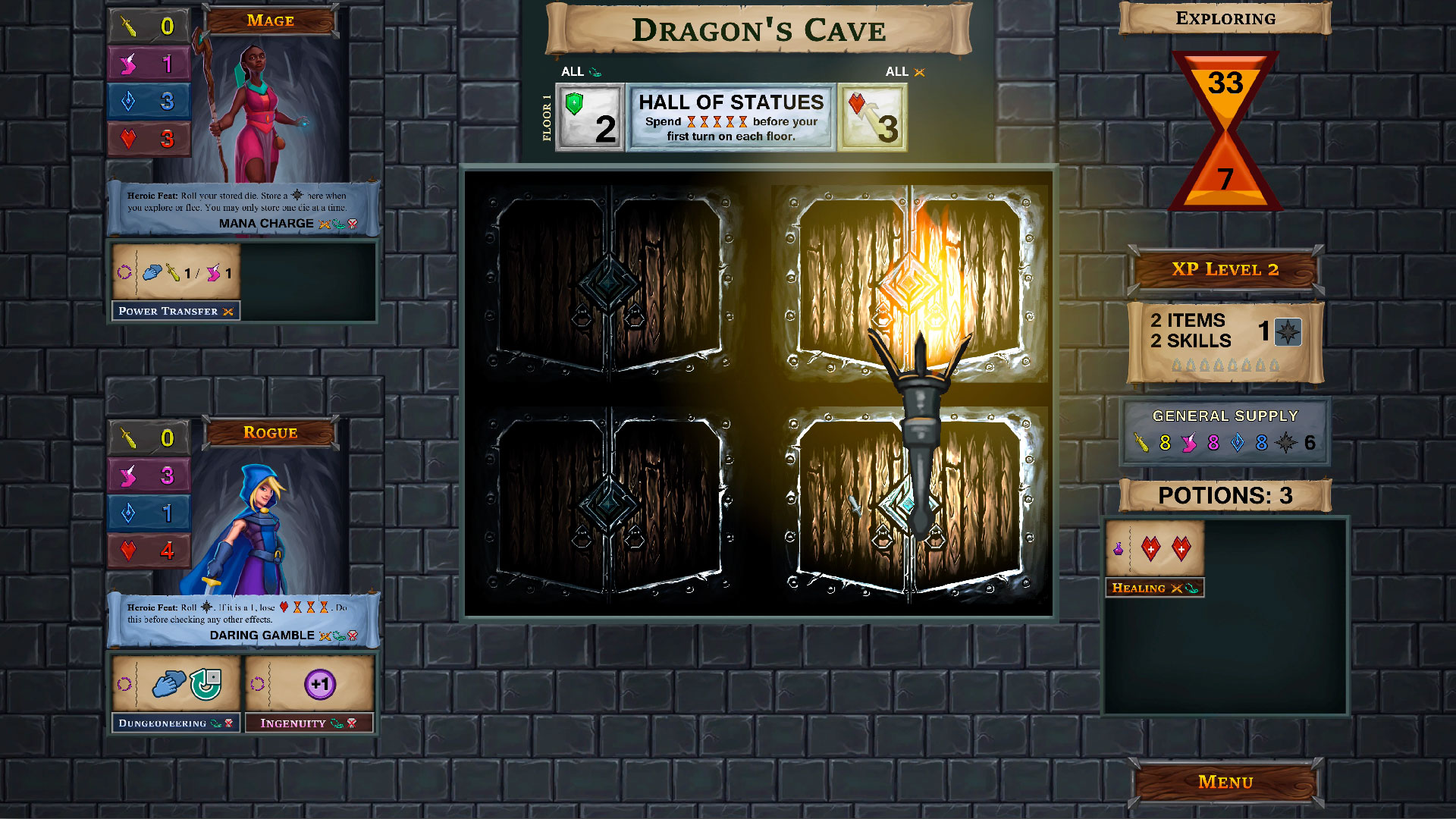 《单层地牢 One Deck Dungeon》Switch英文版NSP下载_1