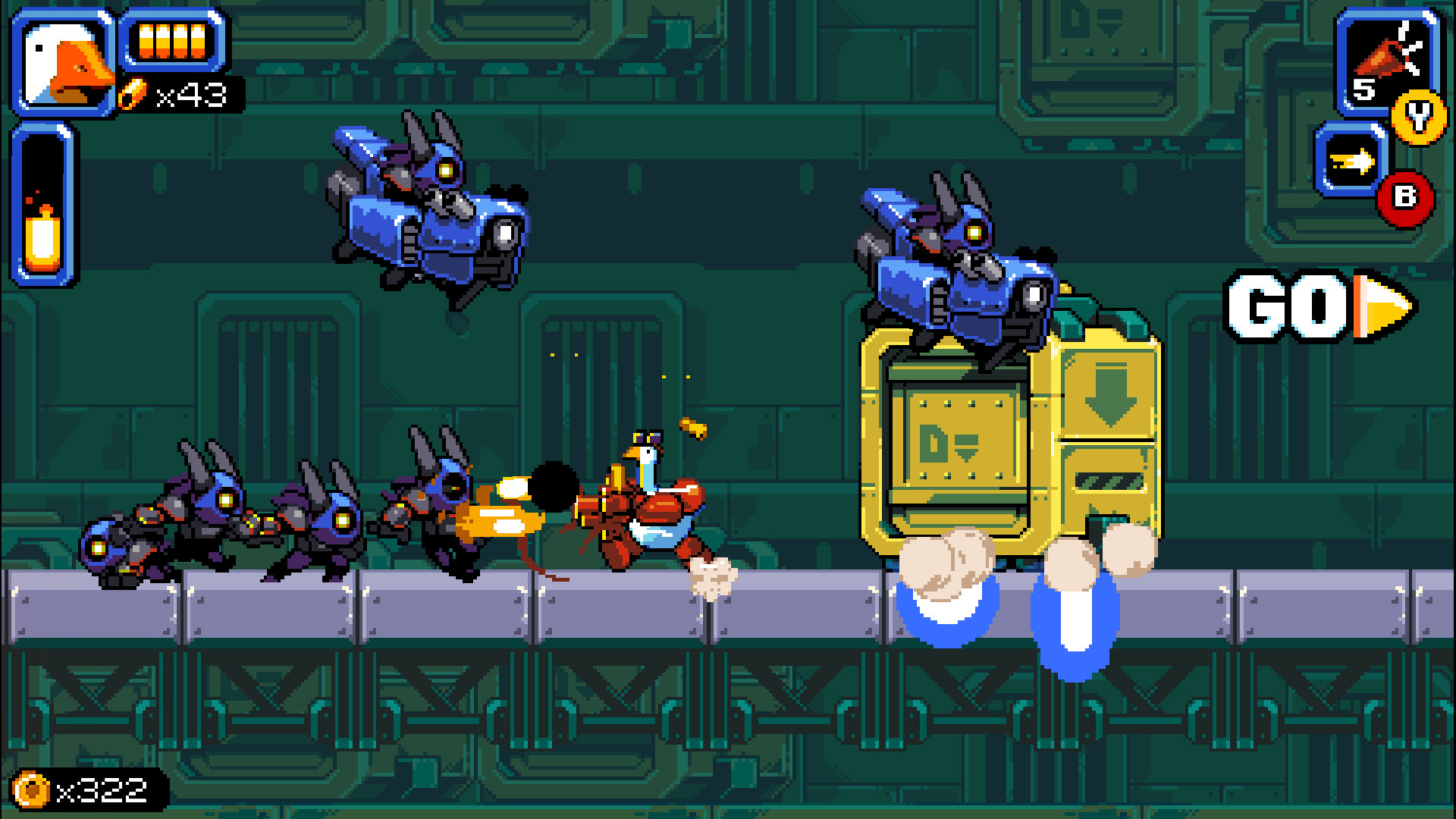《暴走大鹅 Mighty Goose》Switch中文版NSP下载 – 含1.0.3补丁_2