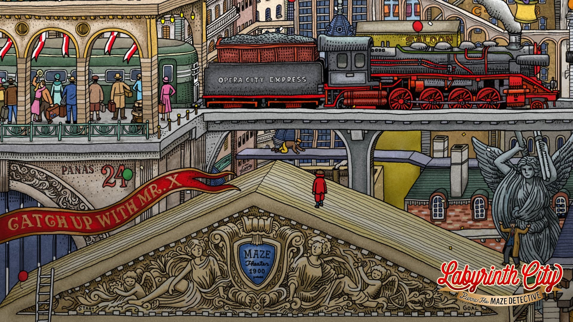 《迷宫大侦探 Labyrinth City: Pierre the Maze Detective》Switch中文版NSP下载 – 含1.0.1补丁_2