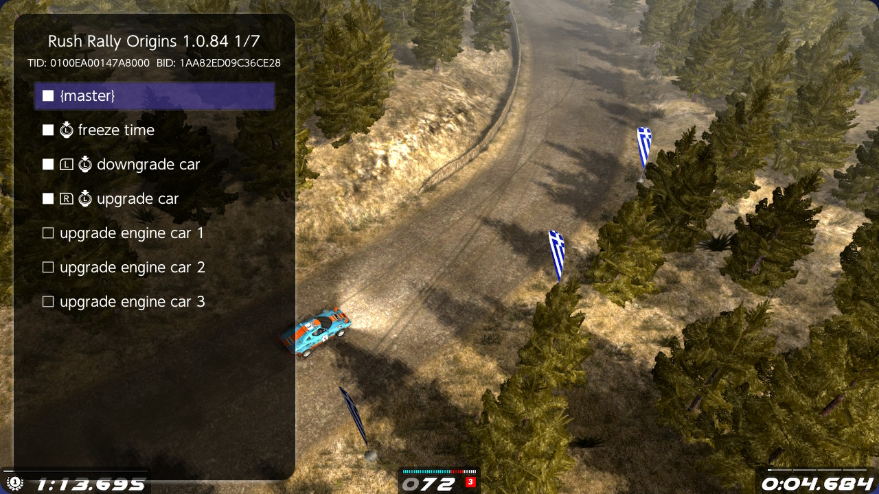 《冲刺拉力赛起源 Rush Rally Origins》Switch金手指下载 – 含1.0.84_0