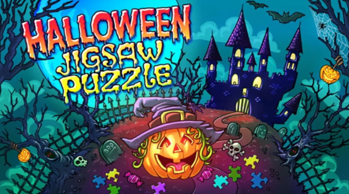 《儿童万圣节拼图益智游戏 Halloween Jigsaw Puzzles – Puzzle Game for Kids & Toddlers》Switch英文版NSZ下载_0