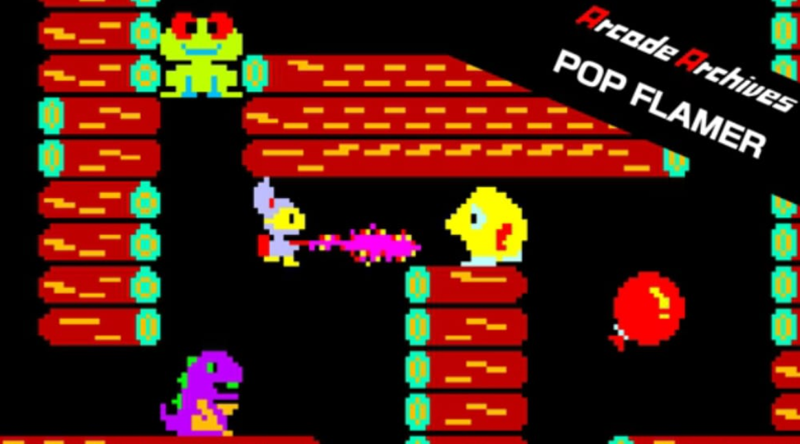 《街机：POP火焰 Arcade Archives POP FLAMER》Switch英文版NSP下载_0
