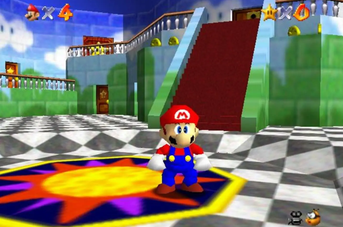 《超级马里奥64 Super Mario 64》Switch英文版NSP下载 – 含1.0.0补丁_2