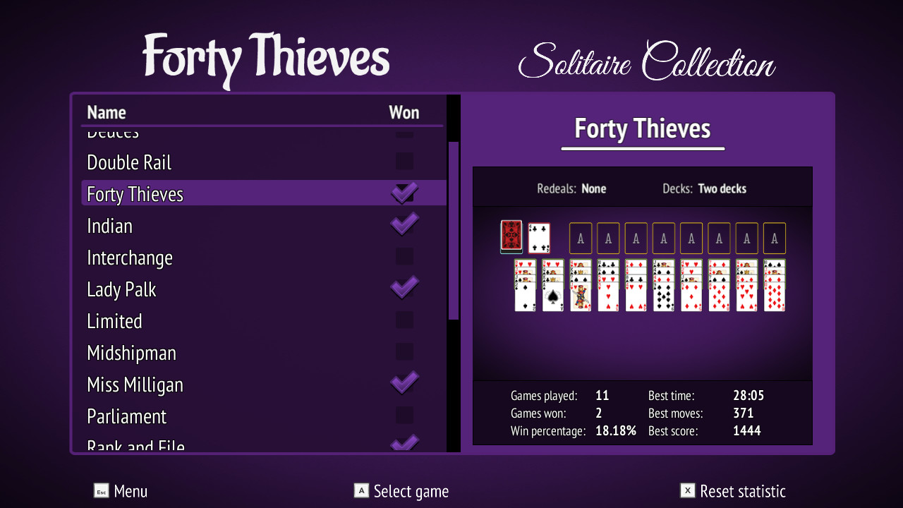 《四十大盗纸牌系列 Forty Thieves Solitaire Collection》Switch英文版NSP下载 – 含1.2补丁_2