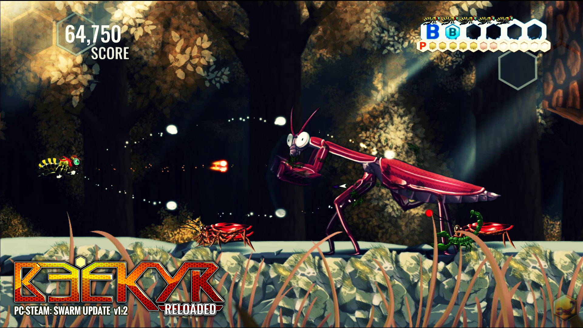 《蜜蜂：重装上阵 Beekyr Reloaded》Switch英文版NSP下载 – 含1.0.0补丁_2