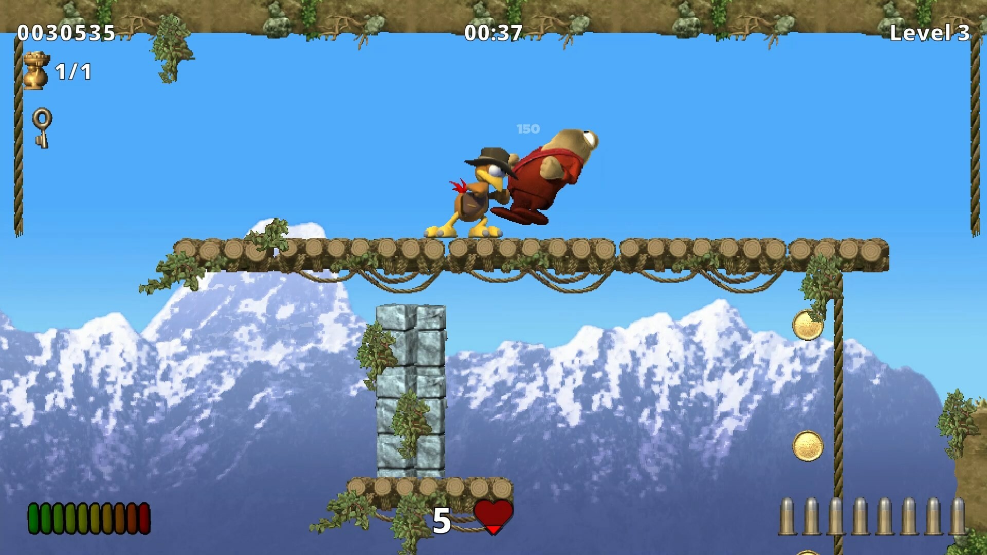 《怪鸡历险记 Moorhuhn Jump and Run Traps and Treasures》Switch英日文版NSZ下载_2