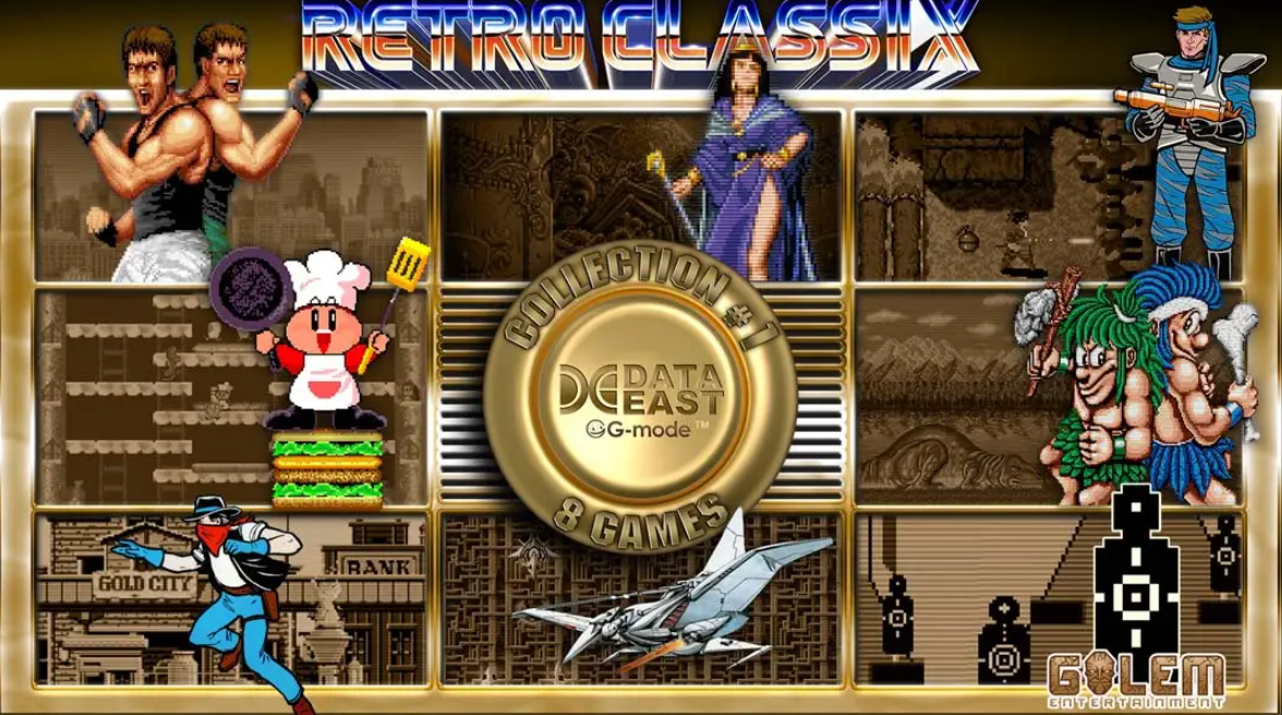 《Retro Classix Collection #1: Data East》Switch英文版NSP下载 – 含1.0.1补丁_0