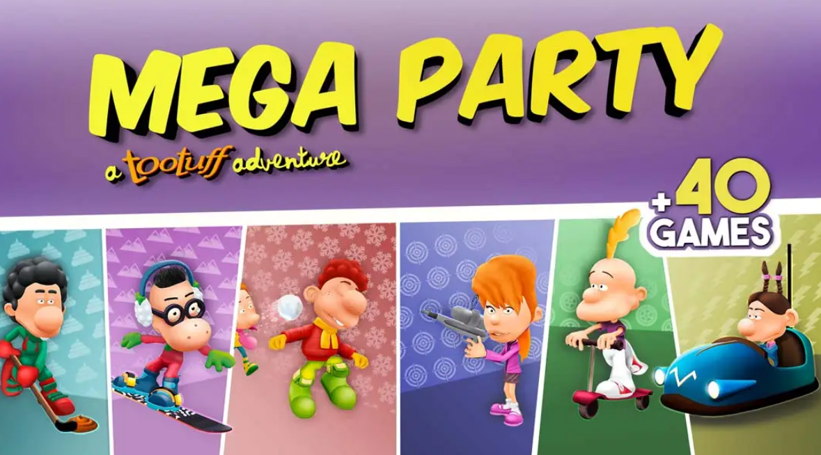 《大型派对-一个卡通冒险 MEGA PARTY – a tootuff adventure》Switch英文版NSZ下载 – 含1.0.0补丁_0