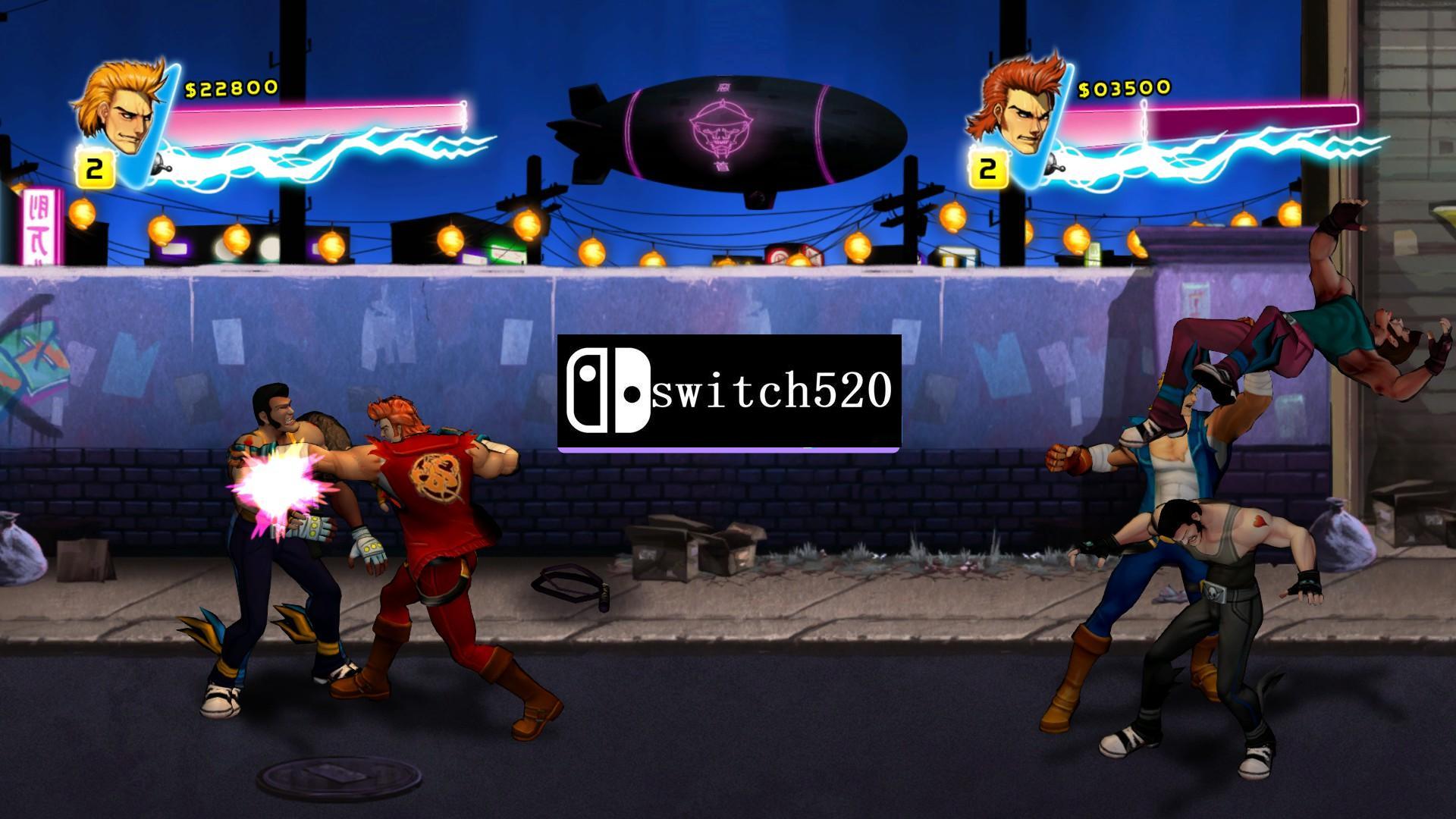 《双截龙彩虹 Double Dragon Neon》Switch英文版NSP下载 – 含1.0.1补丁_2