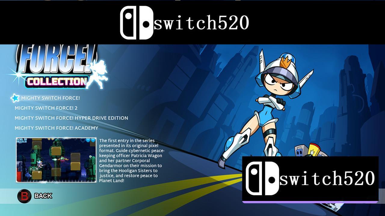 《变形女警合集 Mighty Switch Force! Collection》Switch中文版NSP下载 – 含1.0.0补丁_2