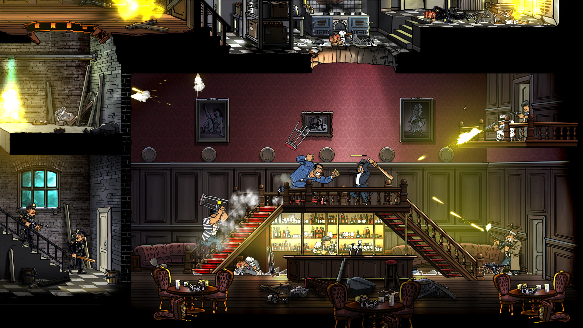 《枪，血，意大利黑手党 2 Guns Gore and Cannoli 2》Switch中文版NSP下载 – 含1.0.4补丁_1