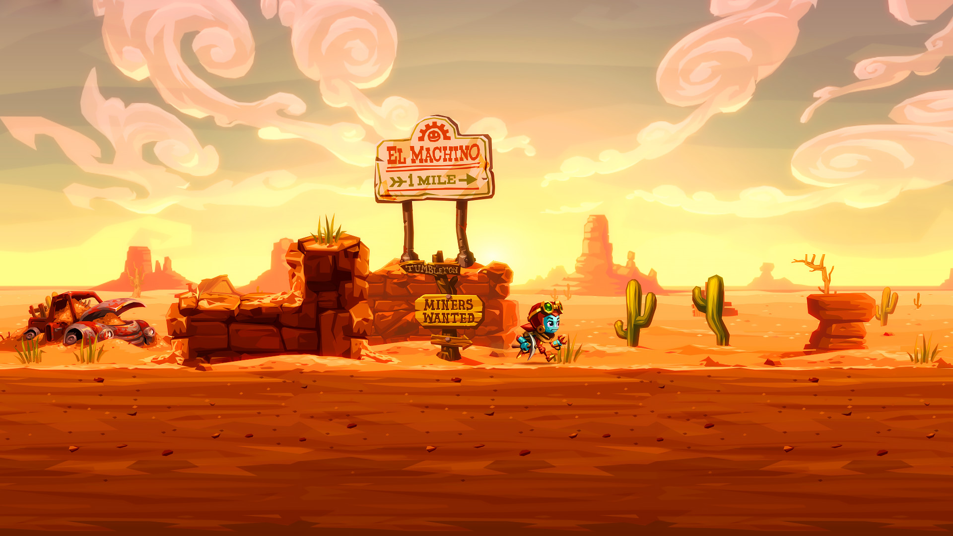 《蒸汽世界 挖掘2 SteamWorld Dig2》Switch中文版NSP下载 – 含4.1.1补丁_2