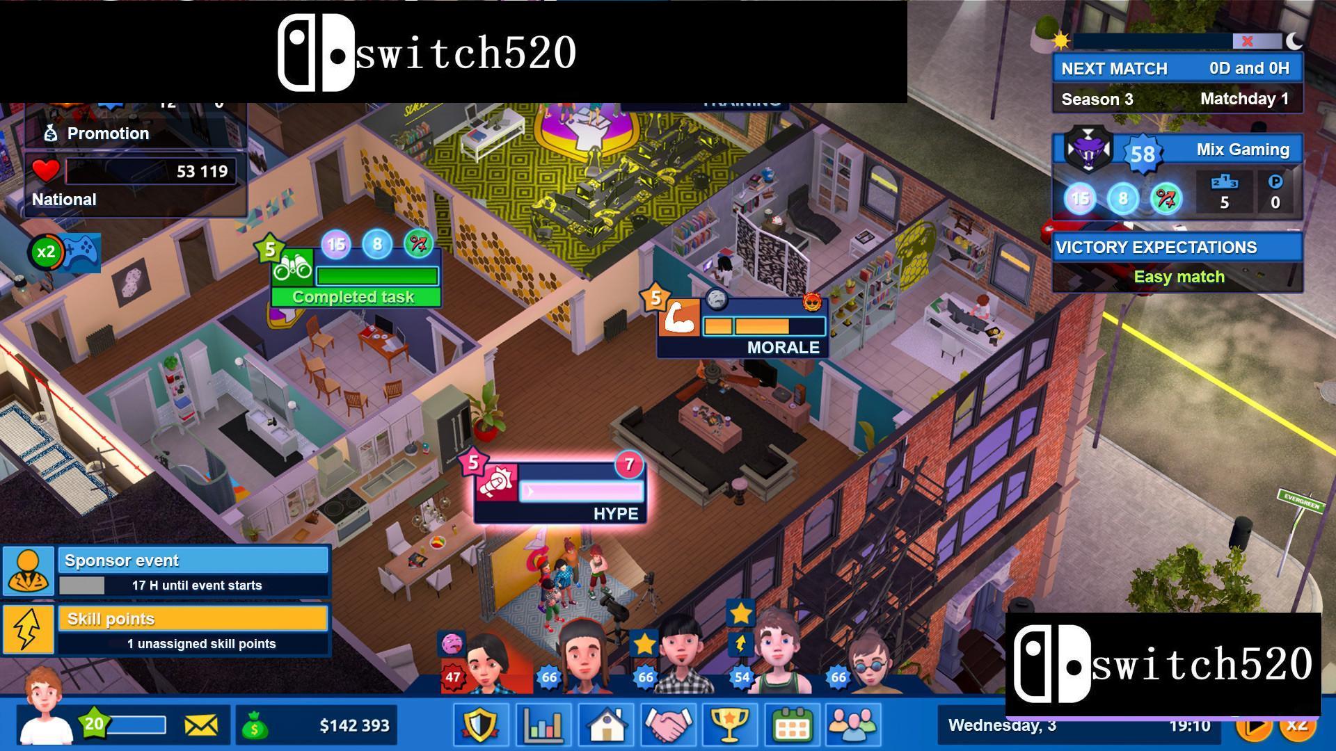 《电竞人生大亨 Esports Life Tycoon》Switch英文版NSP下载 – 含1.0.1.2补丁_2