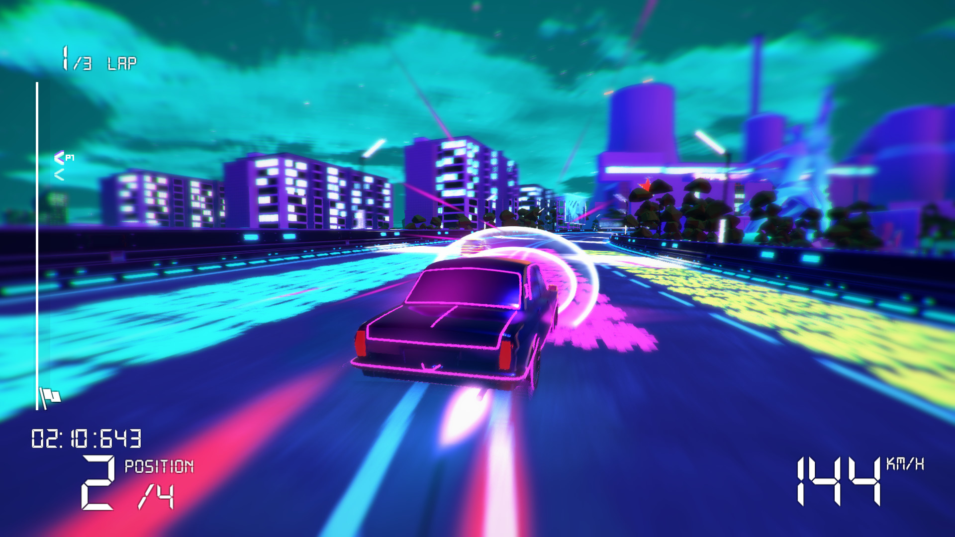 《电子霓虹赛车 Electro Ride: The Neon Racing》Switch英文版NSP下载 – 含1.2.0补丁_1