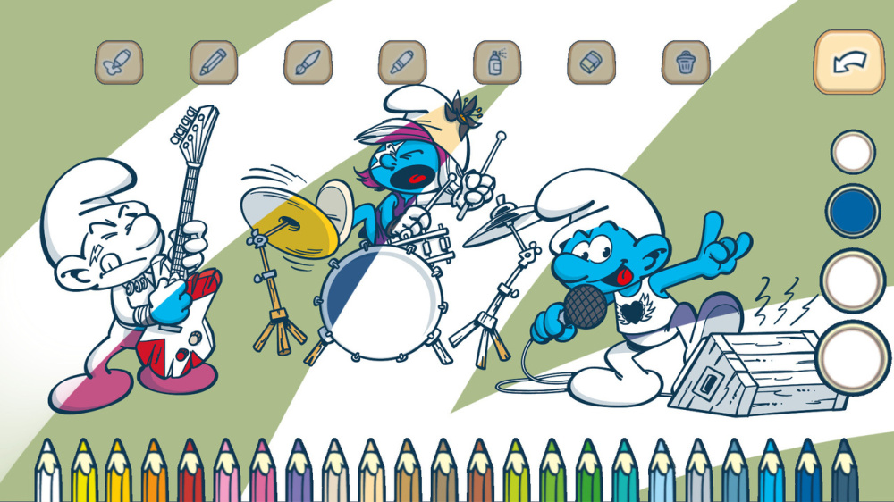 《蓝精灵 多彩的故事 The Smurfs Colorful》美版中文+1.0.1补丁+6DLC_2