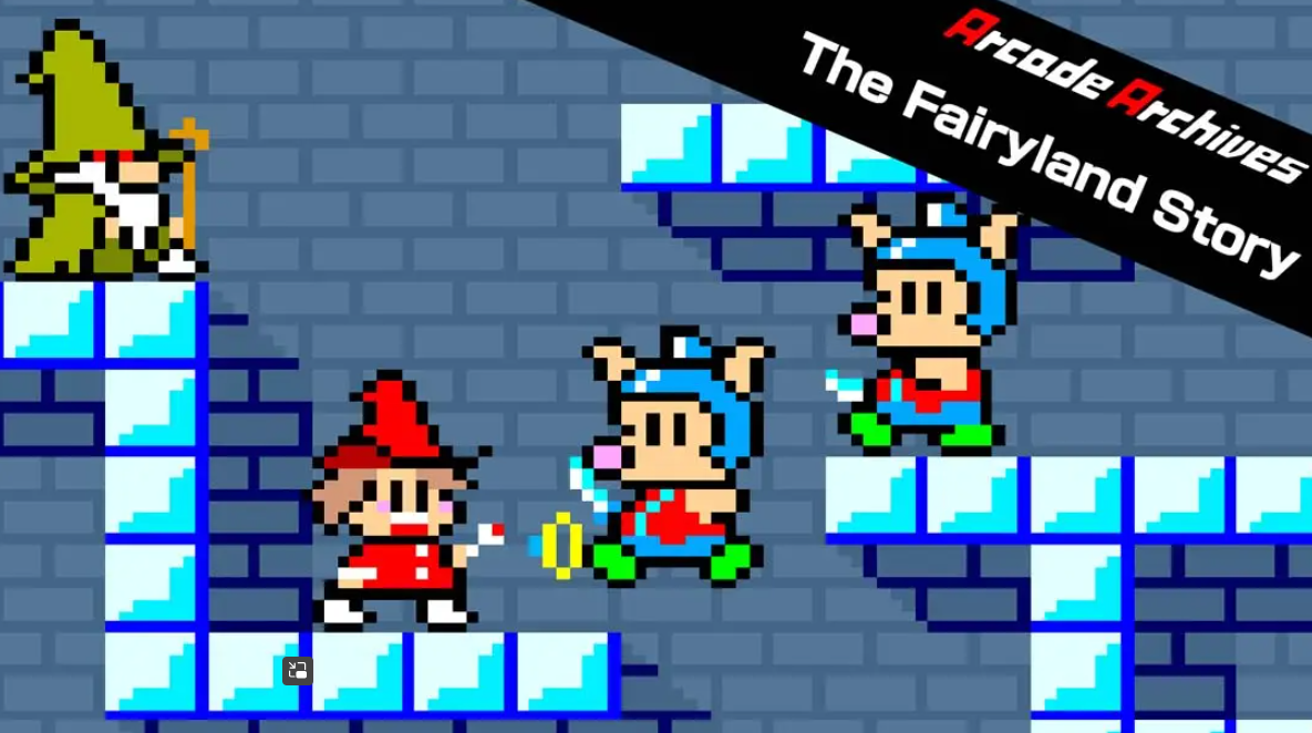 《仙境物语 Arcade Archives The Fairyland Story》Switch英文版NSZ下载 – 含1.0.0补丁_0