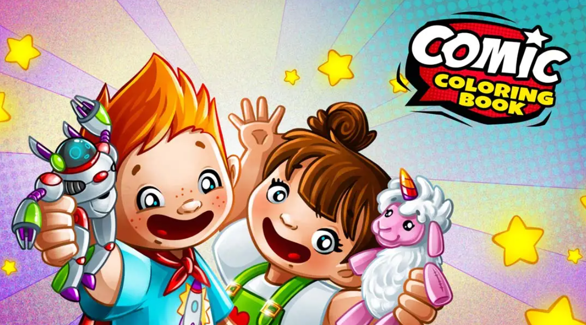 《Comic Coloring Book》Switch英文版NSP下载 – 含1.0.0补丁_0