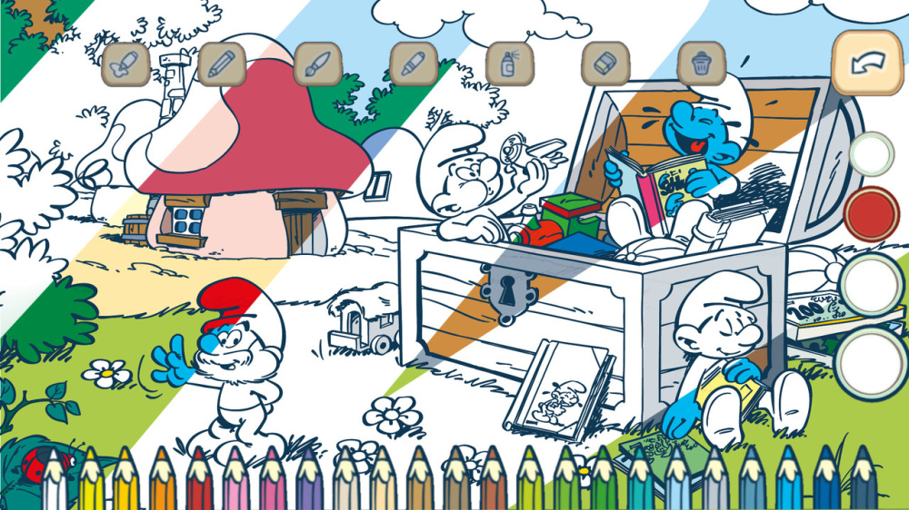 《蓝精灵 多彩的故事 The Smurfs Colorful》美版中文+1.0.1补丁+6DLC_0