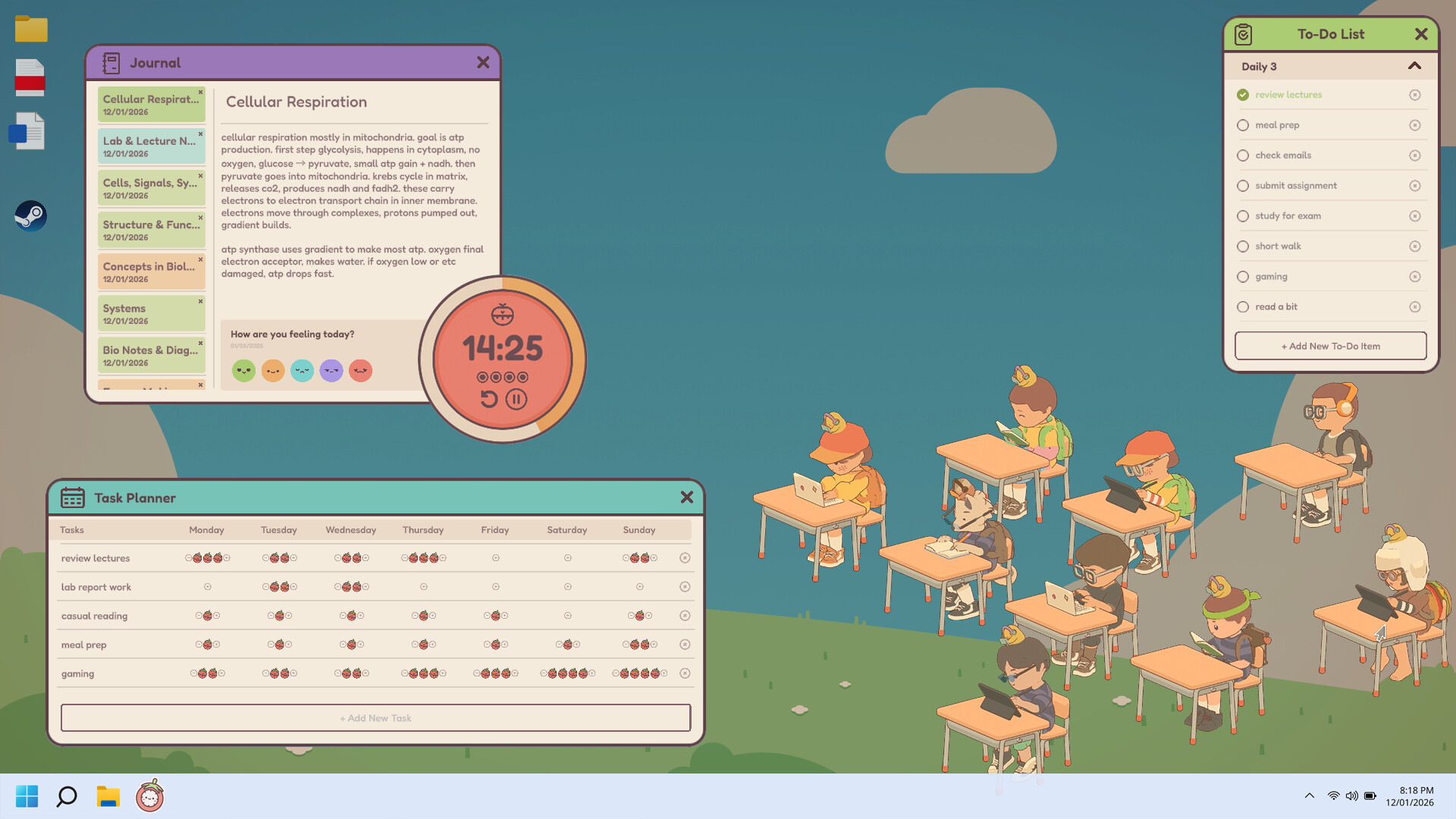 随时在一起: 云自习/On-Together: Virtual Co-Working_1