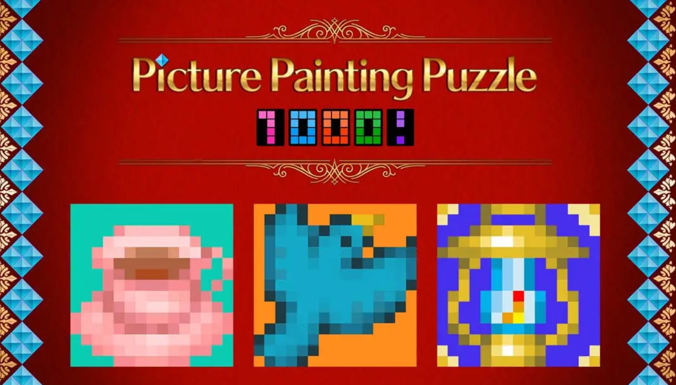 《绘画益智1000! Picture Painting Puzzle 1000!》Switch英文+1.0.2补丁_0