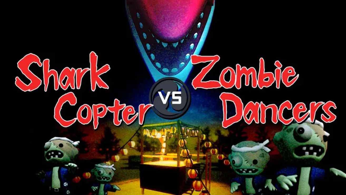 《Shark Copter vs. Zombie Dancers》Switch英文+1.0.1补丁_0