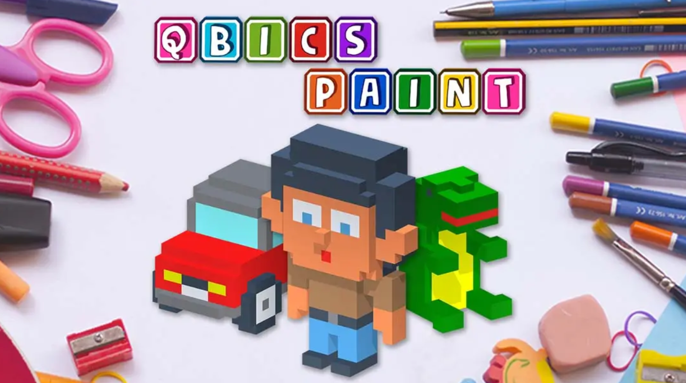 《方块绘画 Qbics Paint》Switch英文+1.2.0补丁_0