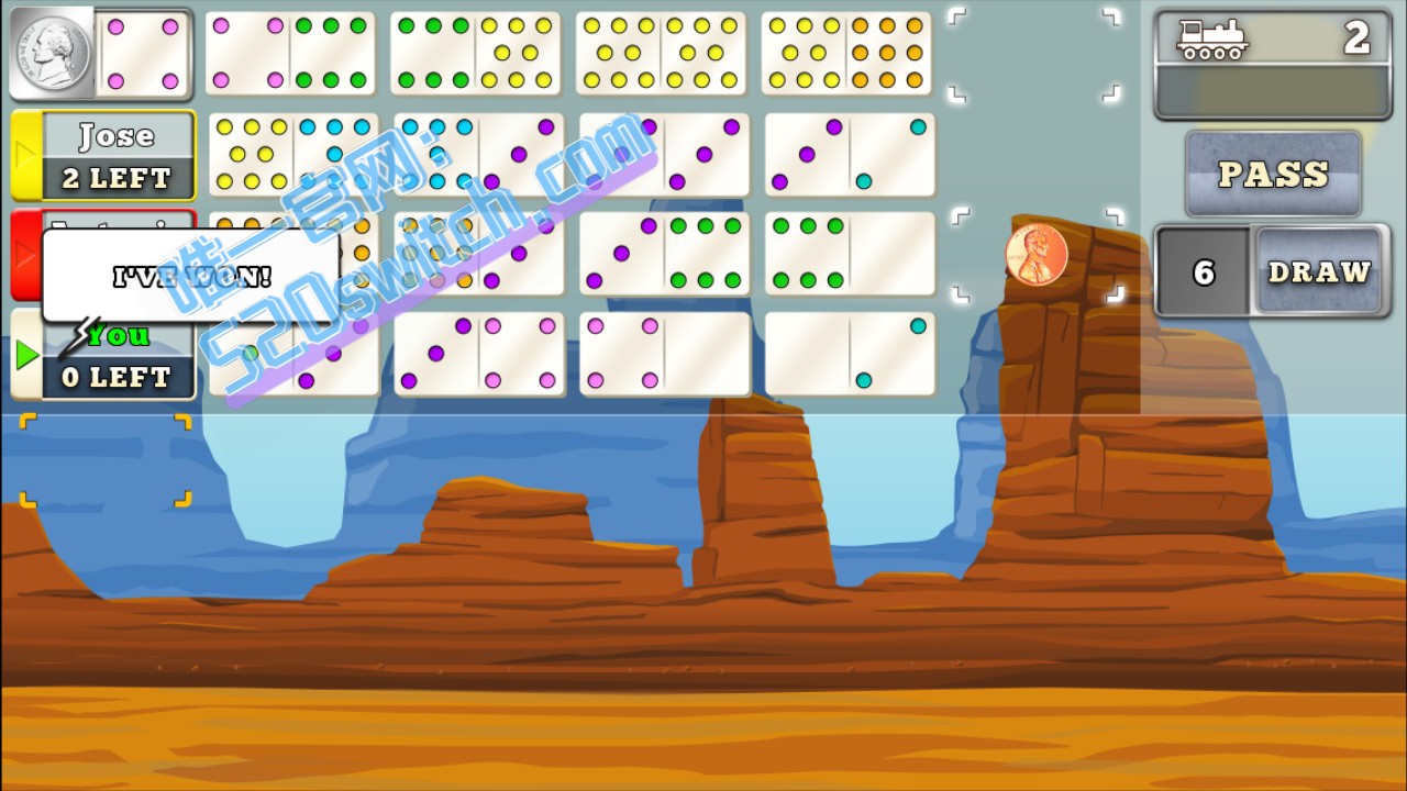 《墨西哥货车多米诺骨金牌 Mexican Train Dominoes Gold》Switch英文+1.0.0补丁_2