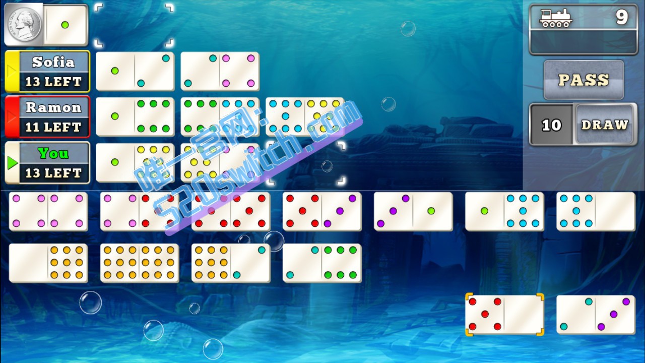 《墨西哥货车多米诺骨金牌 Mexican Train Dominoes Gold》Switch英文+1.0.0补丁_1