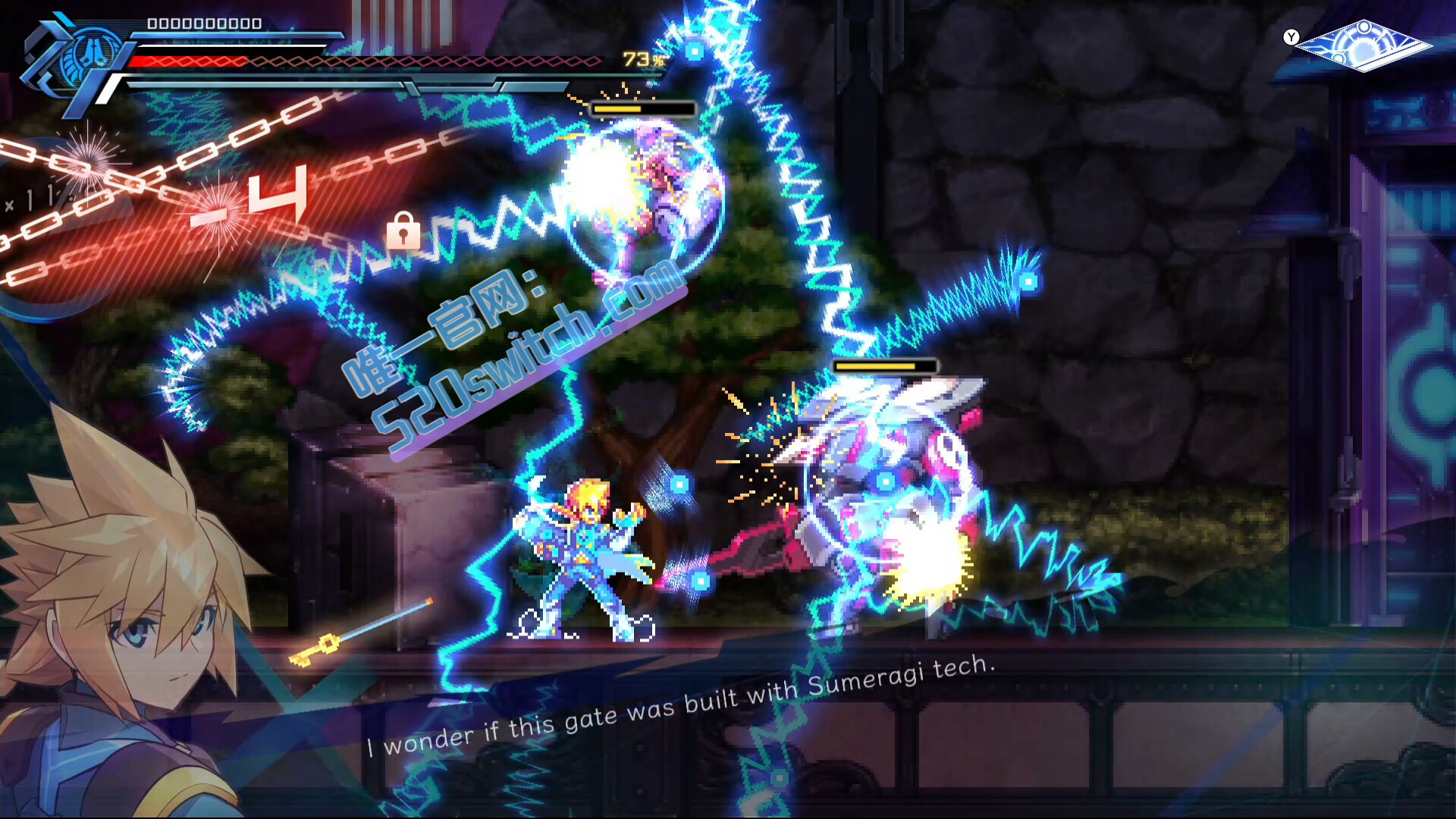 《苍穹雷霆3 Azure Striker GUNVOLT 3》Switch美版中文+2.0.1补丁_2