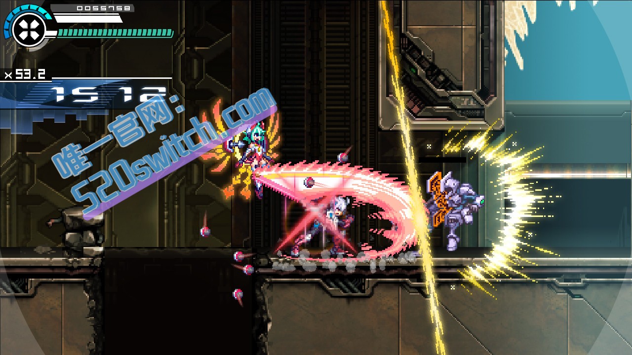 《银白钢铁伊克斯2 Gunvolt Chronicles: Luminous Avenger iX 2》Switch美版中文+1.4.0补丁+3DLC_2