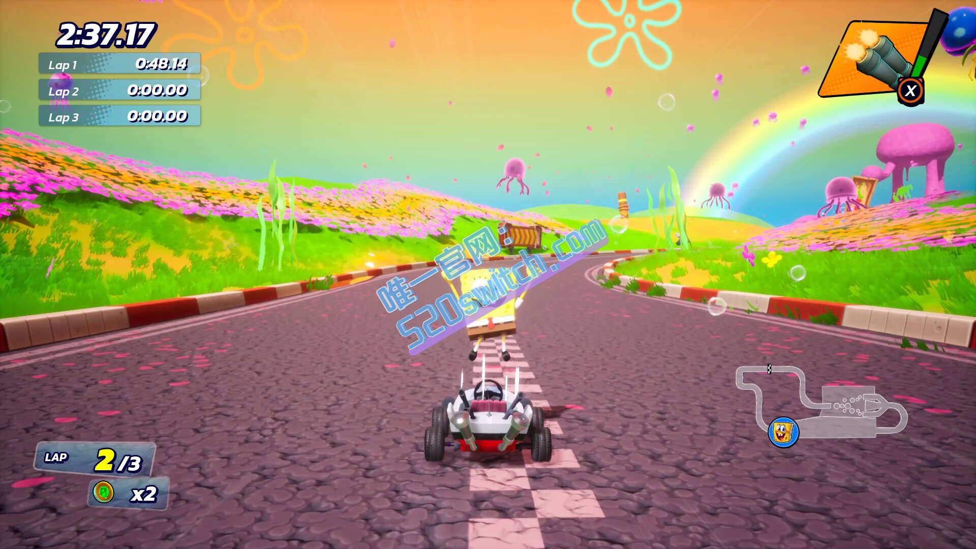 《尼克卡通赛车 3:史莱姆赛道 Nickelodeon Kart Racers 3: Slime Speedway》Switch美版英文+0.3.2.15969补丁_2