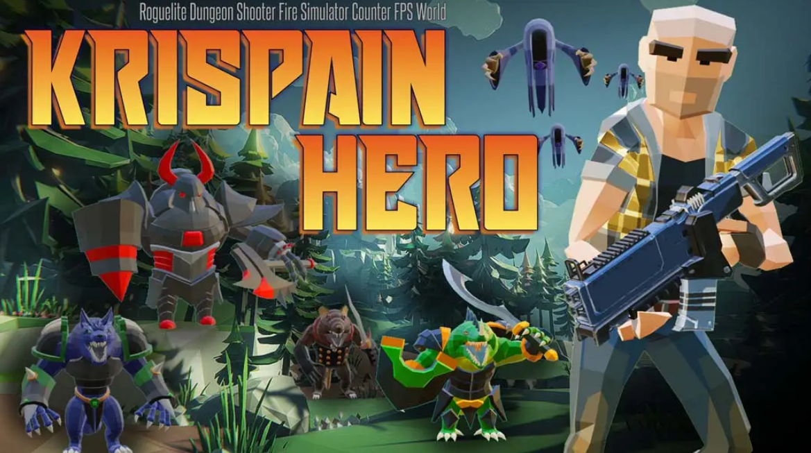 《Krispain Hero:Roguelite Dungeon Shooter Fire Simulator Counter FPS World》Switch版1补丁_0